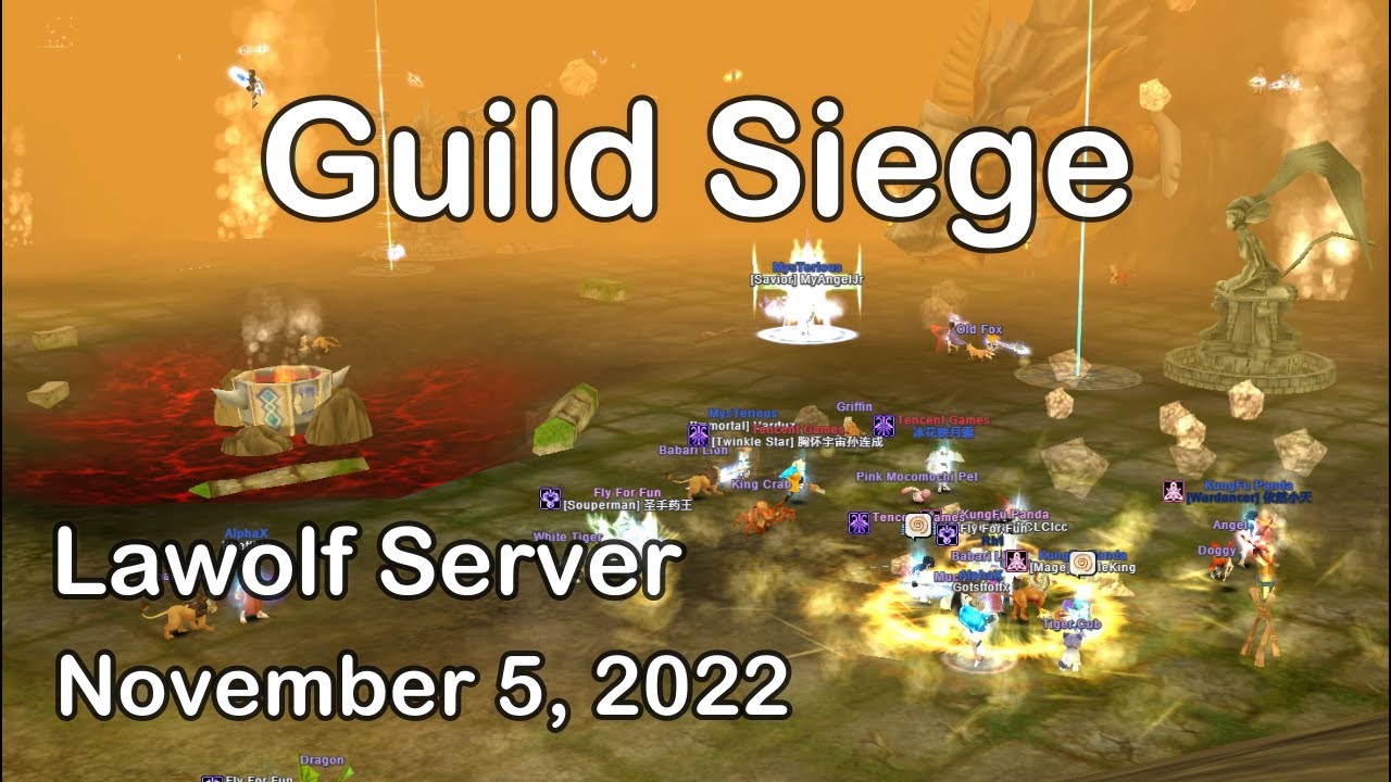 Guild Siege (Lawolf Server) November 5, 2022 | Flyff Universe