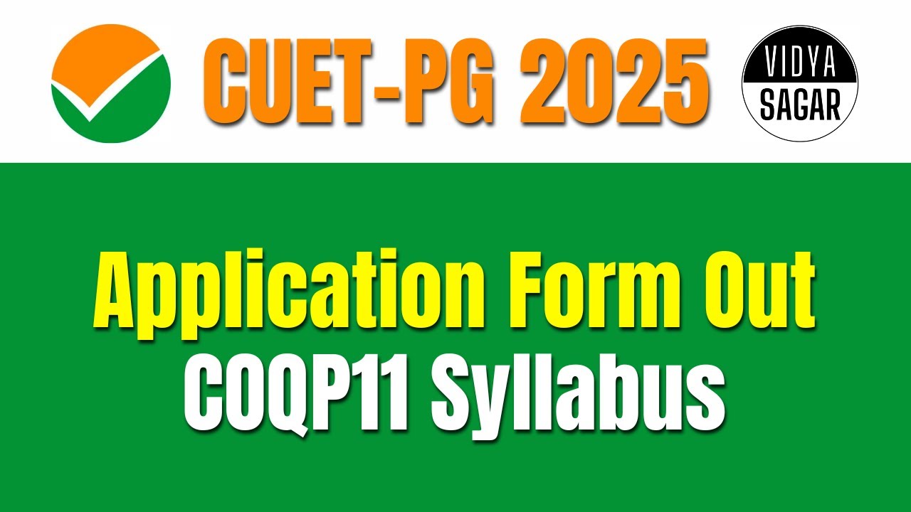 How to Fill CUET PG 2025 Application Form Out | CUET PG LLB 2025 ...