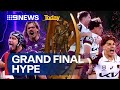 The last run for the Storm and Broncos before the NRL Grand Final | 9 News Australia