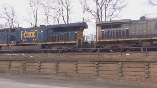 Empty CSX Somerset Coal Train