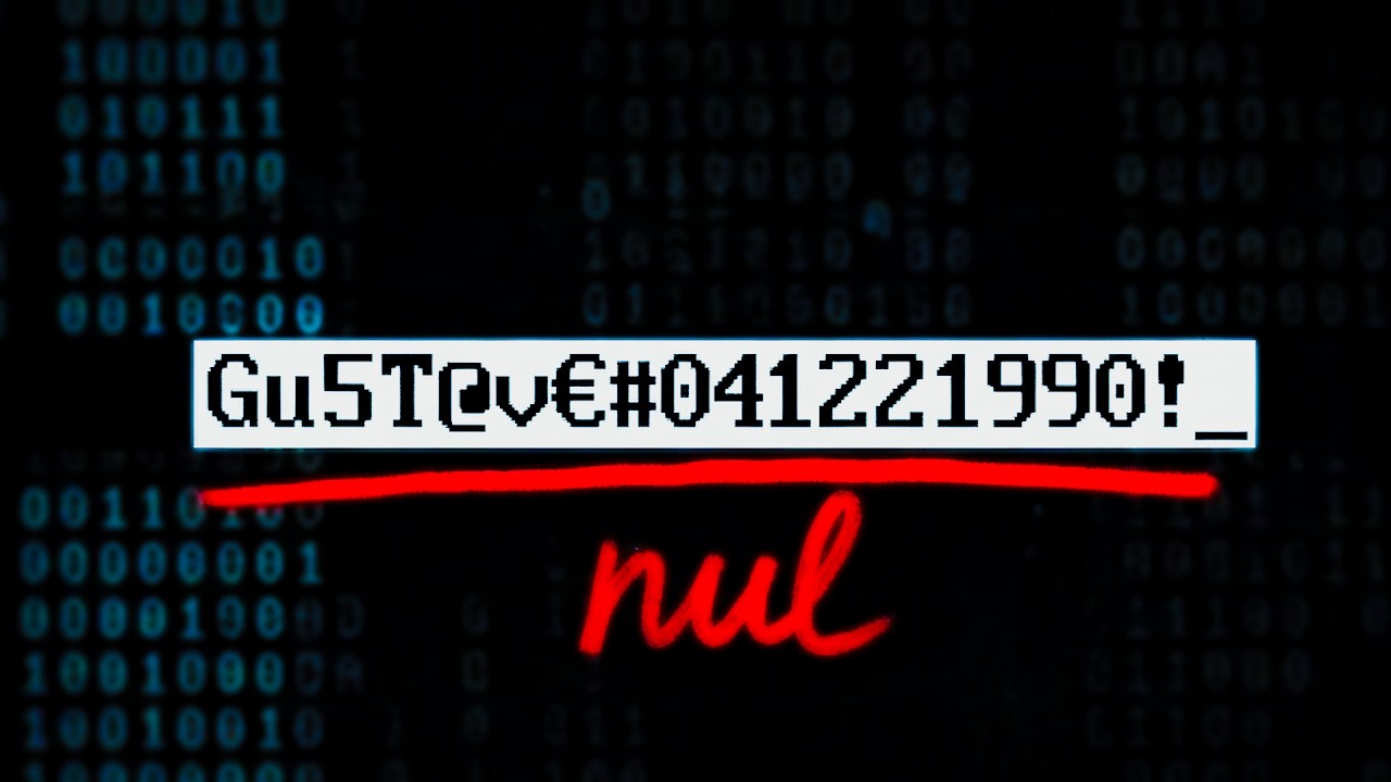 Si ton mot de passe ressemble à ça, j'ai une mauvaise nouvelle pour toi