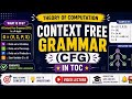 Context Free Grammar (CFG) Explained | TAFL Lecture