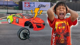 ล้อหัก แข่งบังคับเปิดสนาม Elite radio control TT02 | พี่ปลื้ม