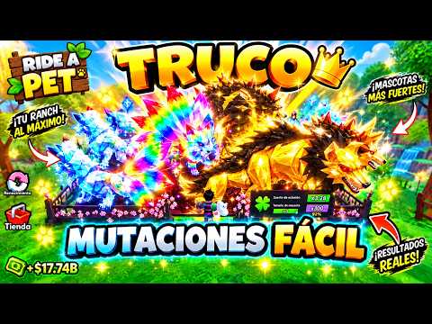 🔥 TRICK to EASILY ADD MUTATIONS to your EGGS in RIDE A PET 😱