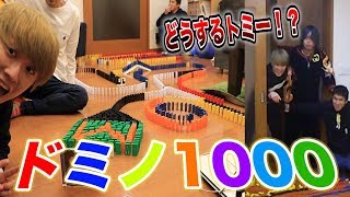 帰宅した瞬間ドミノ１０００個倒れはじめるドッキリwwww