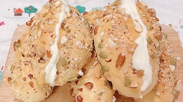 Cách làm bánh mì ngũ cốc nhân kem ngon béo gấp đôi giàu dinh dưỡng