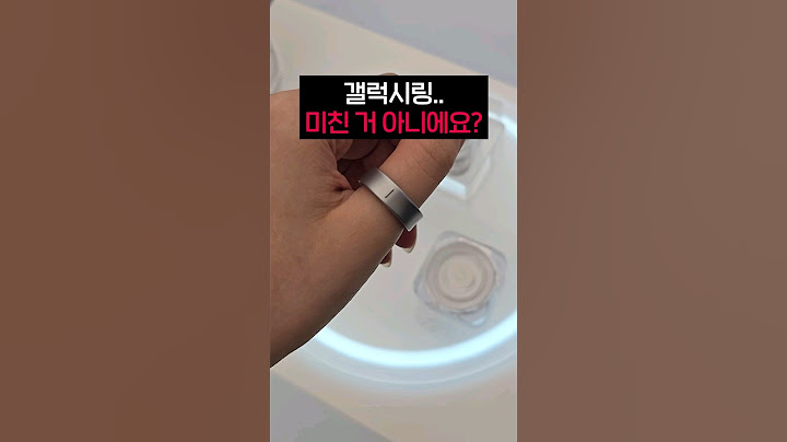갤럭시링 실물 공개!! 디자인부터 기능까지 총정리 (사이즈, 센서, 색상, 기능)