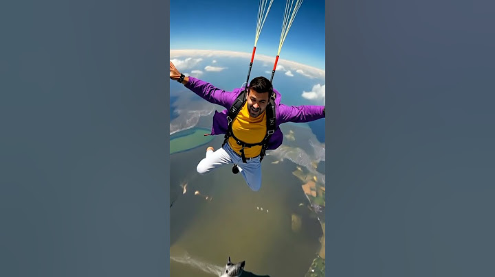 Parachute Failed Mid-Air 🤳 Will He Survive the Fall? #trending