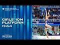 Girls 10m Platform (14-15) | Finals | World Aquatics Junior Diving Championships 2026
