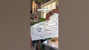 The Sketches Behind My Dragon Puppets #dragonpuppets #paperdragon