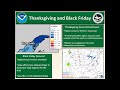 Thanksgiving & Black Friday Winter Weather Outlook