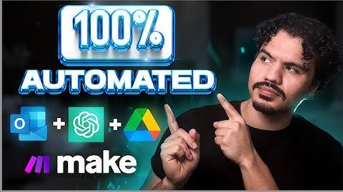 100% AI Automated Email Inbox (Make.com, OpenAI, Outlook, Google Drive)