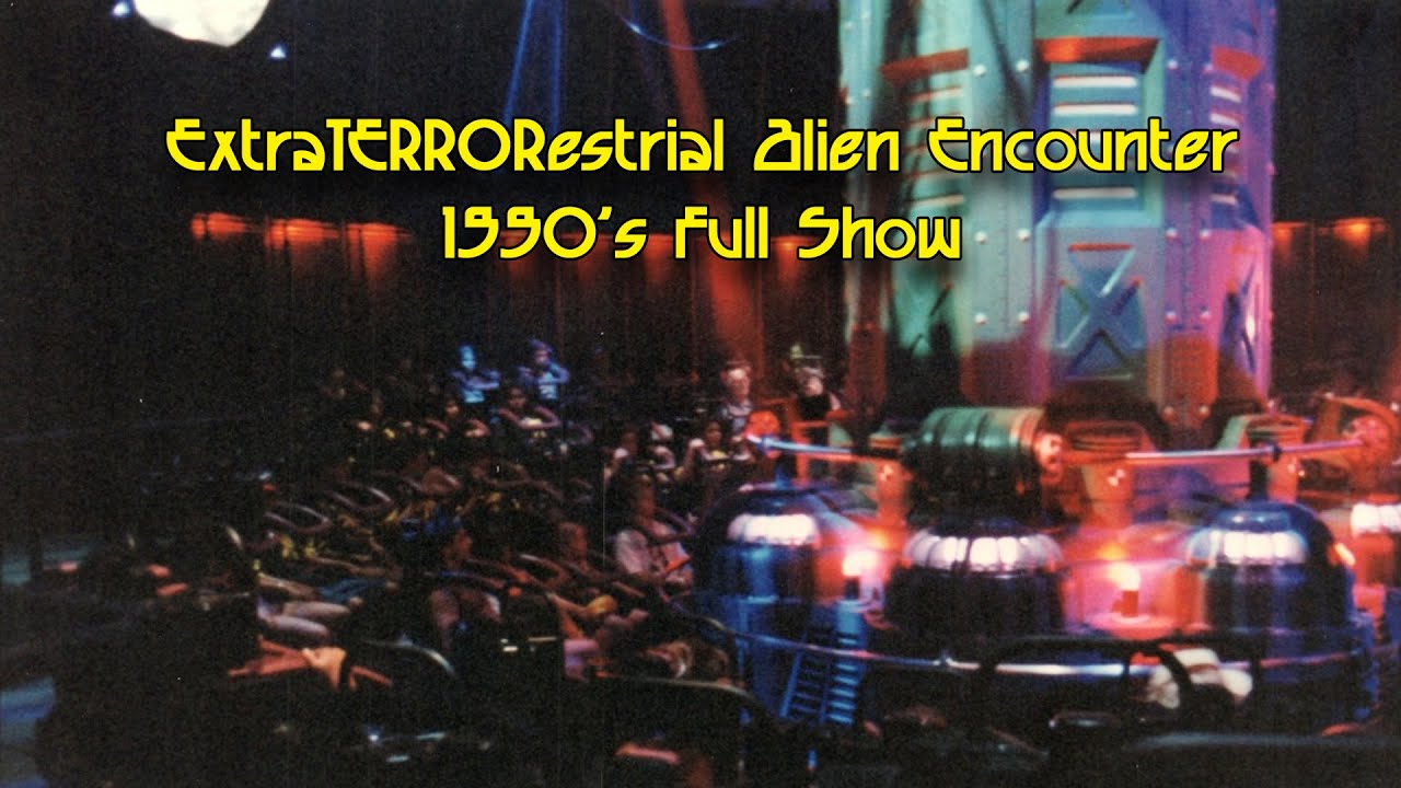 ExtraTERRORestrial Alien Encounter - Walt Disney World Magic Kingdom  Tomorrowland 1990's - Full Show