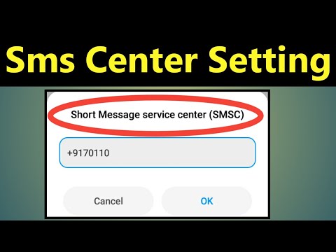 Sms Center Number In Redmi Phones | Mi Mobile Sms Center Setting