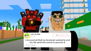 Minecraft Sad Story: I discovered that my husband wanted to end his life & intervened to prevent it