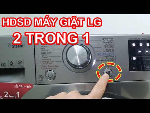 Video: Máy Sấy LG: TD-V1329EA4 Và TD-V1329ea7 Tính Năng Cho Giặt Là