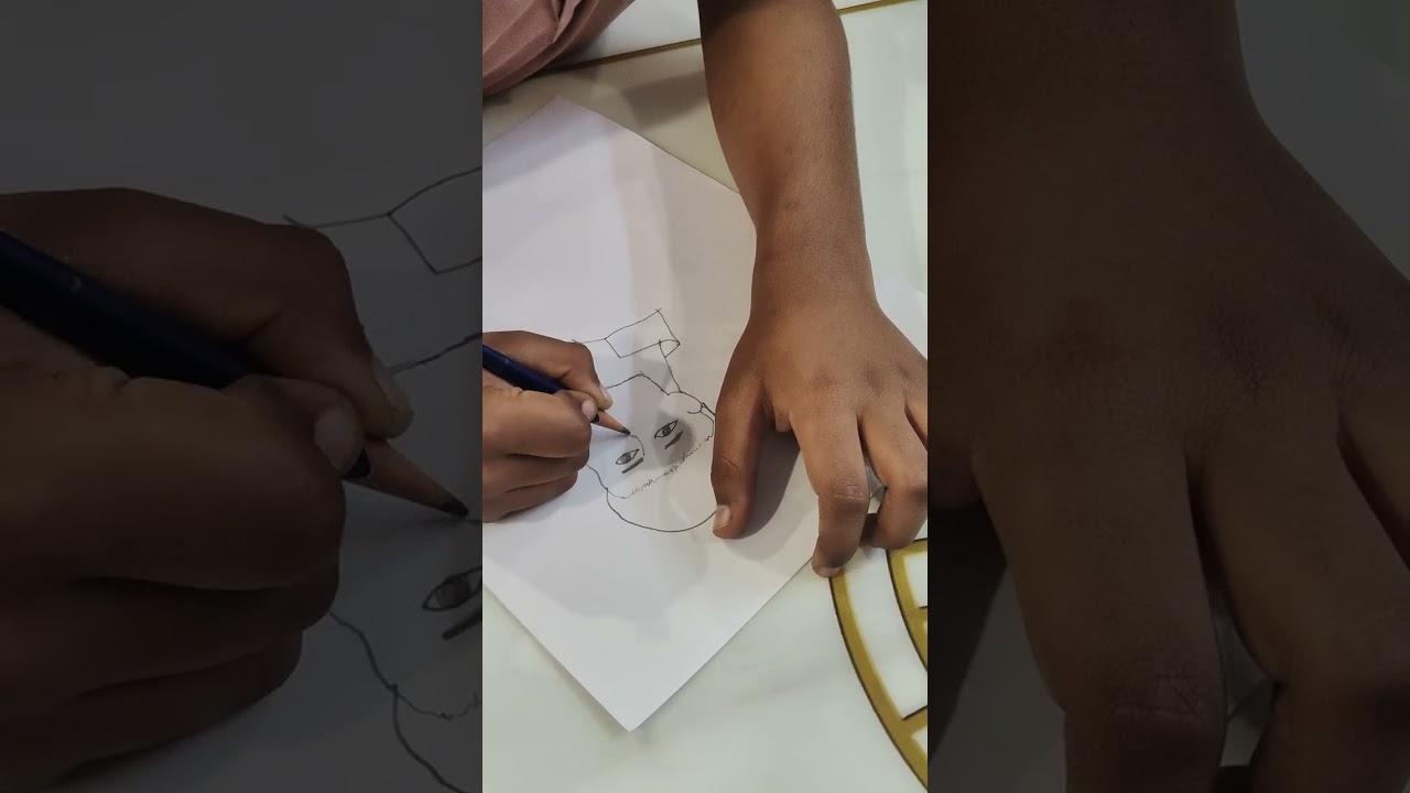 Drawing WWE Champion Cody Rhodes with Mask 