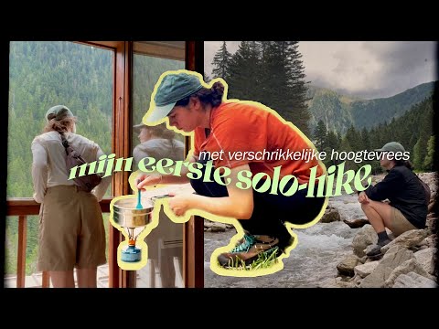 Ik heb mijn hele route om moeten gooien 🙈 Mijn eerste huttentocht in de bergen!