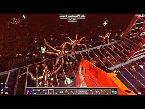7 Days to Die-7D2D- Darkness Falls- Blood Moon/Horde Night Day 161
