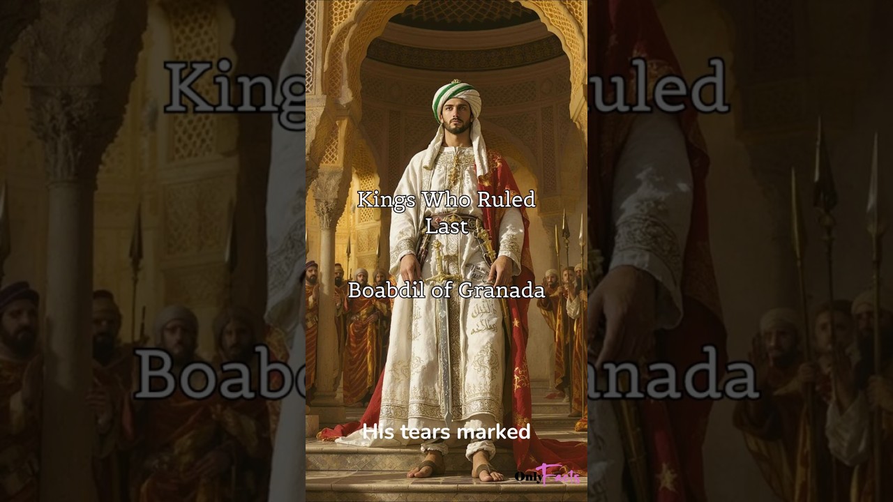 🇪🇸 Boabdil: Last Moorish ruler of Granada. 
