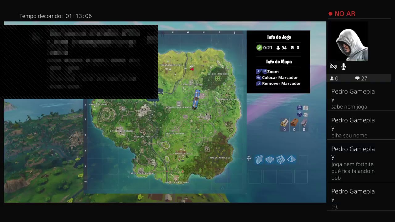 Transmissão ao vivo do PS4 de joaopedro045