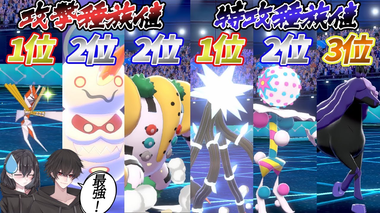攻撃 特攻種族値top3を並べた 超ガン攻めパーティー が弱い訳がない ポケモン剣盾 ゆっくり実況 Youtube 攻撃 特攻種族値top3を並べた 超ガン攻めパーティー が弱い訳がない ポケモン剣盾 ゆっくり実況 Youtube