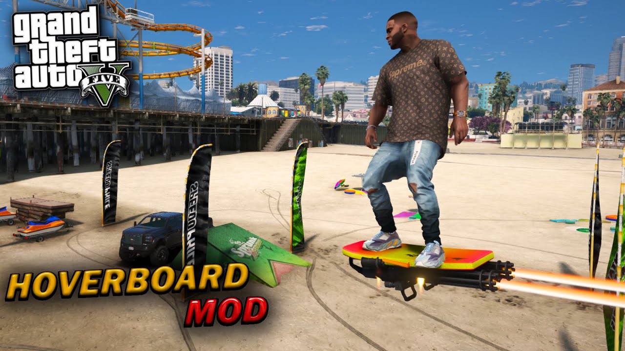 КАК УСТАНОВИТЬ Hover Board МОД В ГТА 5! Hoverboard Mod 2023 4.0 GTA 5 ...