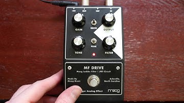Moog Minifooger - MF Drive - Quick Demo