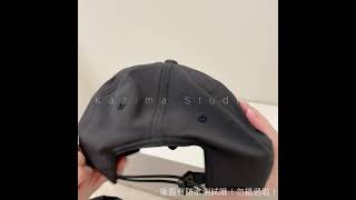 Kazima Studio The North Face tech norm hat 小logo帽 黑色 全黑 戶外 撥水 防水