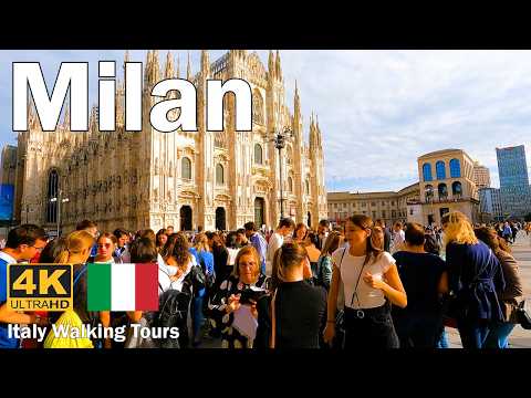 Milan City Walk | What Milan Really Looks Like | City Center Tour in 4K