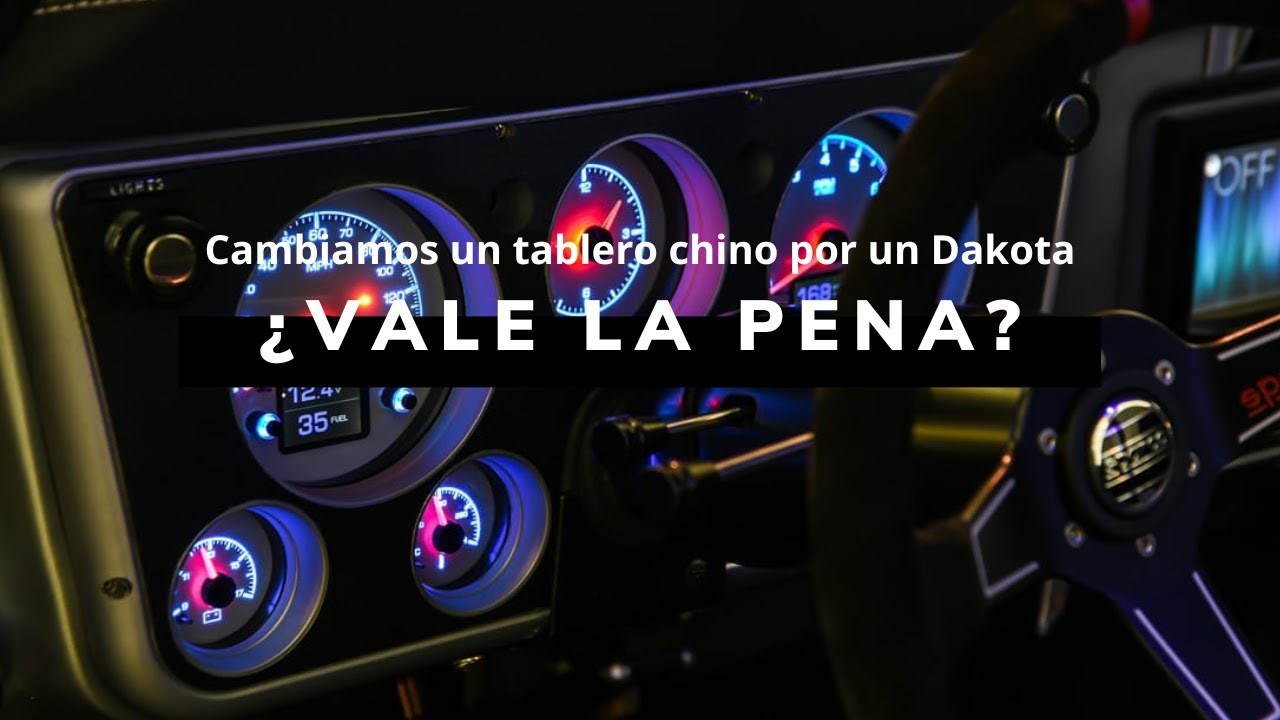 Cambio de un tablero digital chino por un Dakota digital en Chevrolet C