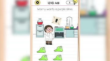 Brain Test 4 level 408 Walkthrough Solution