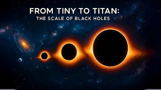 From Tiny to Titan: Witness the True Scale of Black Holes #cosmicchronicles #astronomy #universe