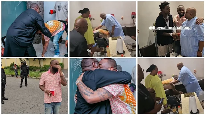 Davido Adeleke shocks fans as he prostrates to greet  Dele Momodu years after calling him 'my boy.'