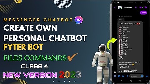 How to create chatbot for Facebook messenger 2023|messenger fyter bot new version 2023|chatbot 2023