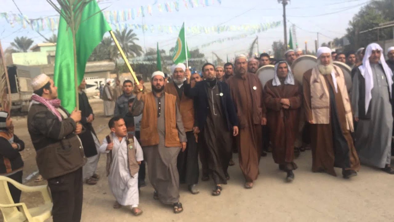 الشيخ مصطفى الخشالي المسكي يستقبل الوفود بمناسبة المولد النبوي الشريف في الجامع المسكي