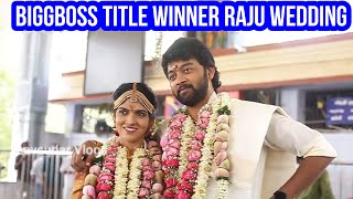 Biggboss Winner Raju & Tarika Wedding Video