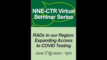 "RADx in our Region: Expanding Access to COVID Testing"