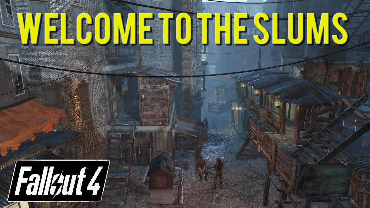 [Fallout 4][PS4] To The Slums, Hangman's Alley Settlement YouTube