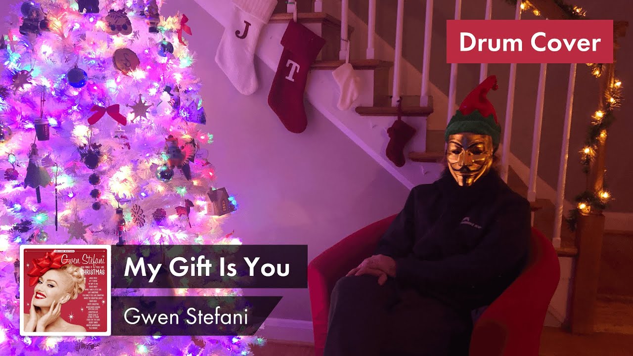 Mr. Masked Drummer - Gwen Stefani - My Gift Is You (Drum Cover)