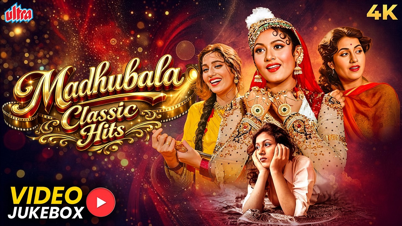 Madhubala Classic Hits - मधुबाला: खूबसूरती और एहसास - सदाबहार गीत - Madhubala Tribute Jukebox