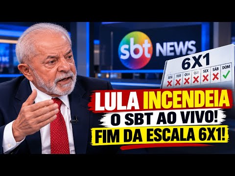 LULA SETS SBT ON FIRE LIVE WITH STATEMENT ON THE END OF THE 6X1 WORK SCHEDULE!