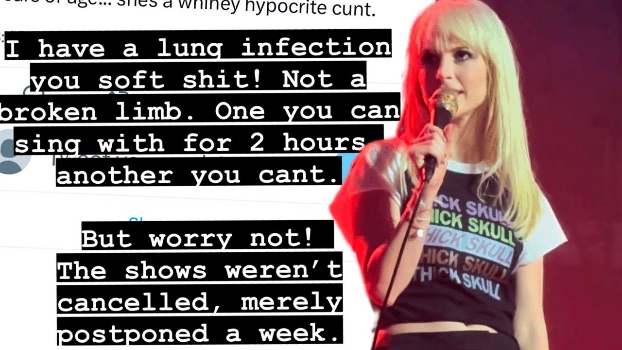 Hayley Williams gets pissed at the haters