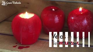 Hacer vela con forma de manzana roja en casa, facil y economico