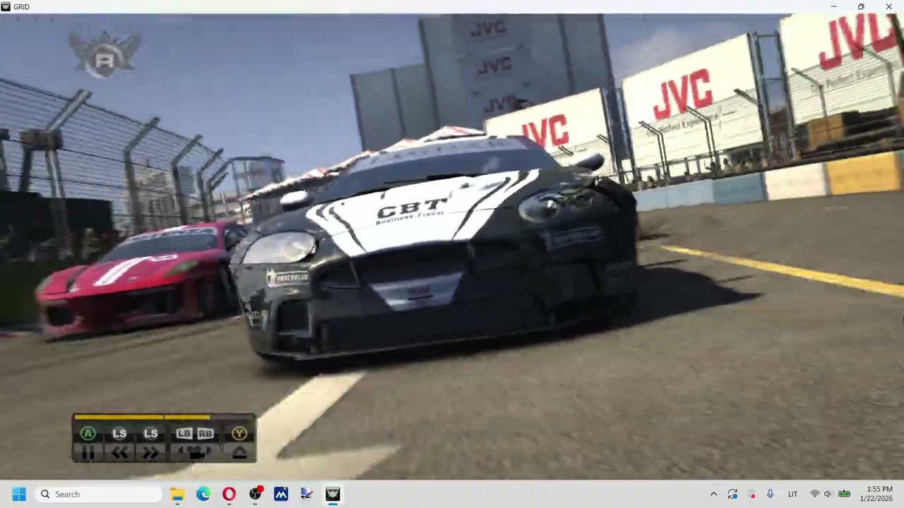 Race Driver GRID Best Replays 226 Long Beach SC JAGUAR XKR GT3 #0 Titas Kovaliovas