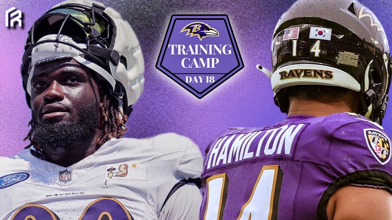 Kyle Hamilton STEALS THE SHOW on Day 18 of Baltimore Ravens Training Camp! - YouTube