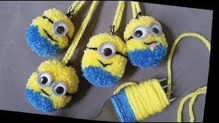 ทำตุ๊กตาปอมปอมมินเนี่ยนจอมป่วน : How to Make The Hilarious Minions PomPom