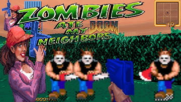 Doom MOD: Zombies Ate My Neighbors TC mod for Doom II (b08_4) - DOOM Single Player (NO DEATH) (DEMO)