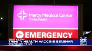 Mercy Medical Center will host  webinars to educate people on COVID-19 vaccine