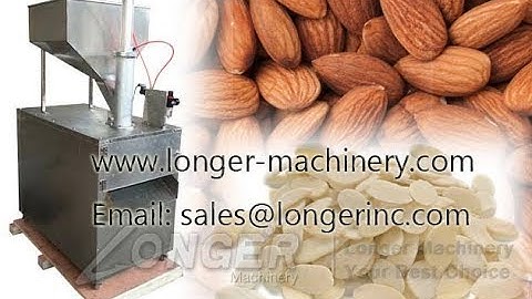 Almond Slicer Machine|Commercial Nut Slice Cutting Machine For Peanut Almond
